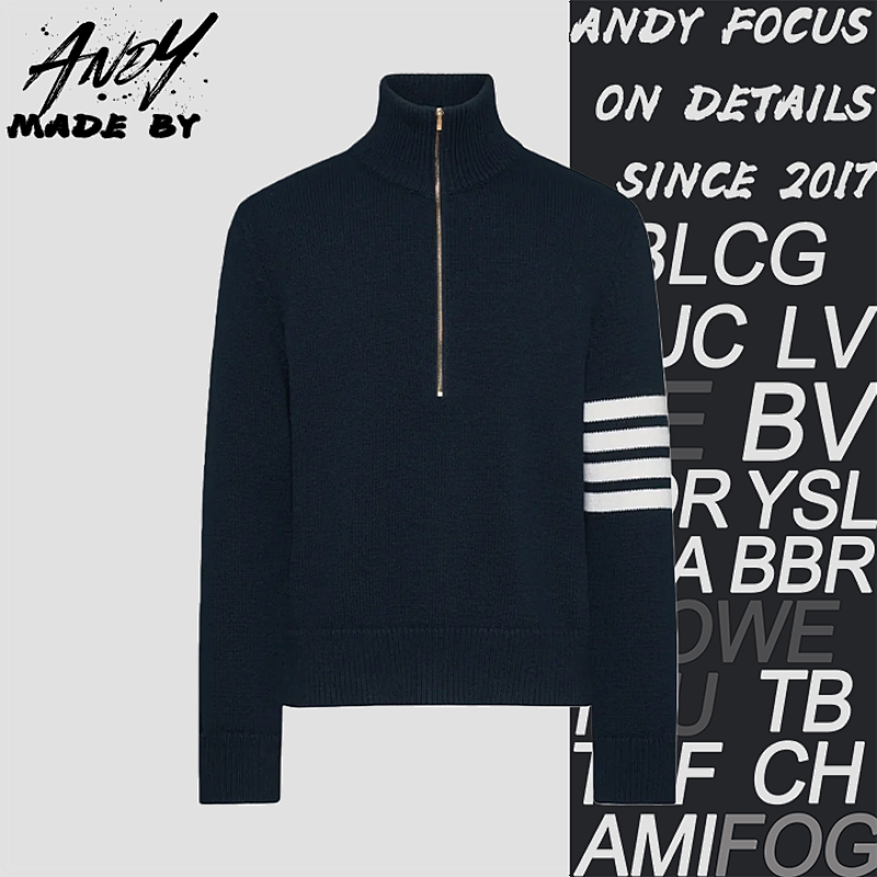 Four-and-a-Half-Zip Sweater