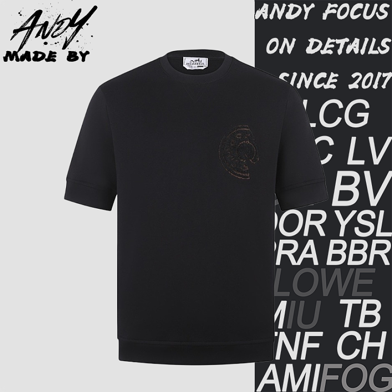 Embroidered Appliqué C.d.s. Crew Neck ShortItem ID