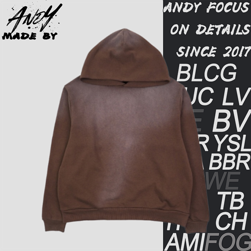Distressed Lettering Hoodie
