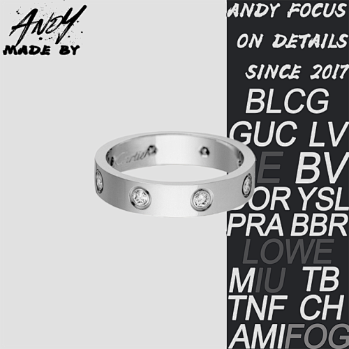 Narrow Edition Eight Diamond Ring In White Gold