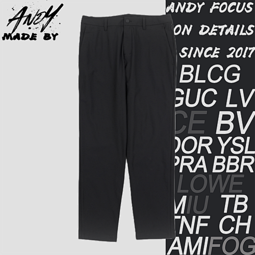 Abc Series Calssic Fit Trousers Mid-rise Trousers
