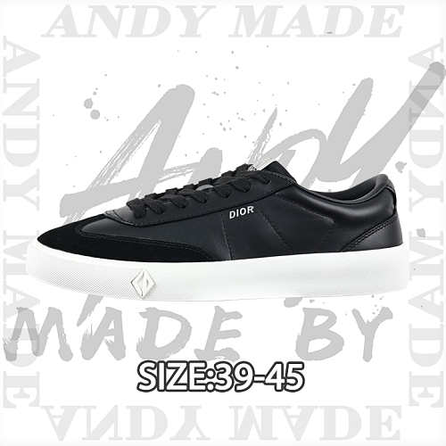 Dior Black And White Color-block Calf Leather