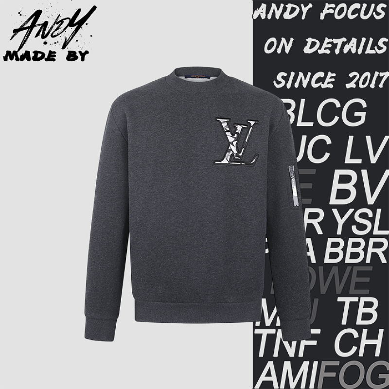 Embroidered Logo Fleece Long-Sleeve Hoodie