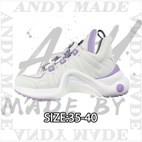 Louis Vuitton Shock-absorbing Mesh Sports Bow Retro Dad Sneakers