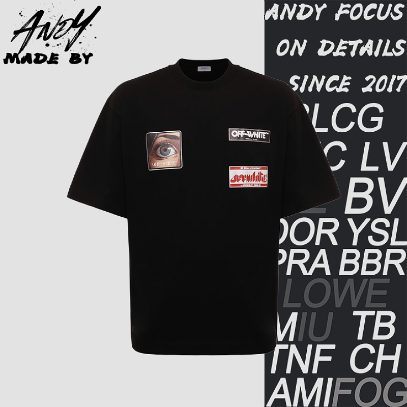Short-sleeve T-shirt With Eye Letter Logo