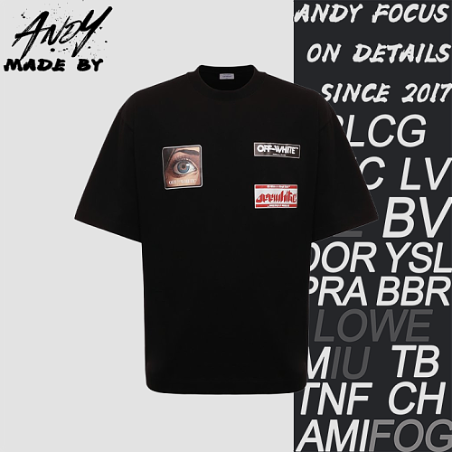Short-sleeve T-shirt With Eye Letter Logo
