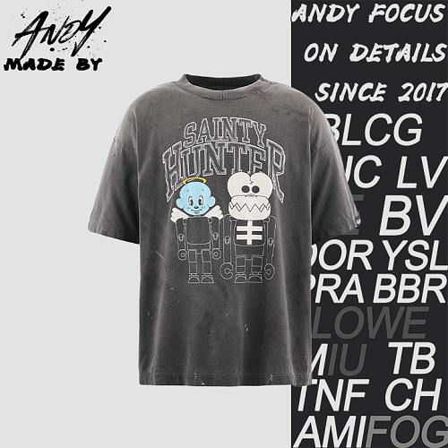 Skull Little Angel Print T-Shirt