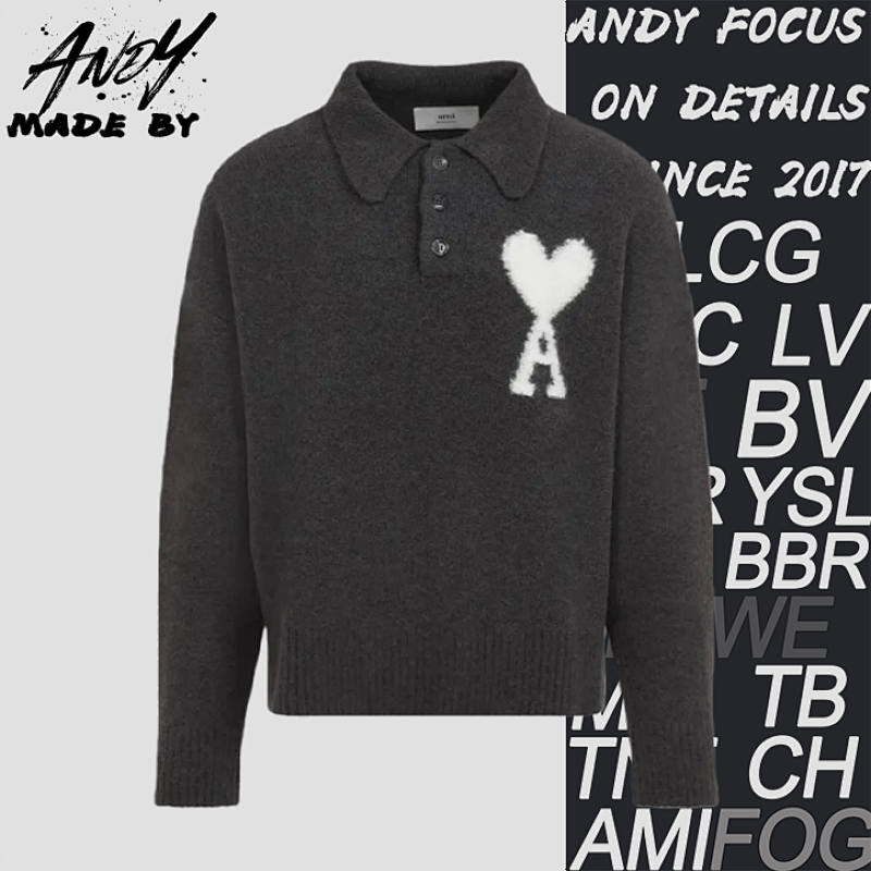 Heart Pattern Casual Knitwear