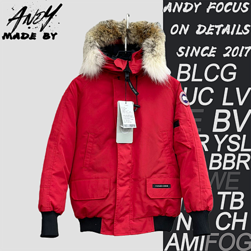 Hooded Anti-race Down Flight Jacket