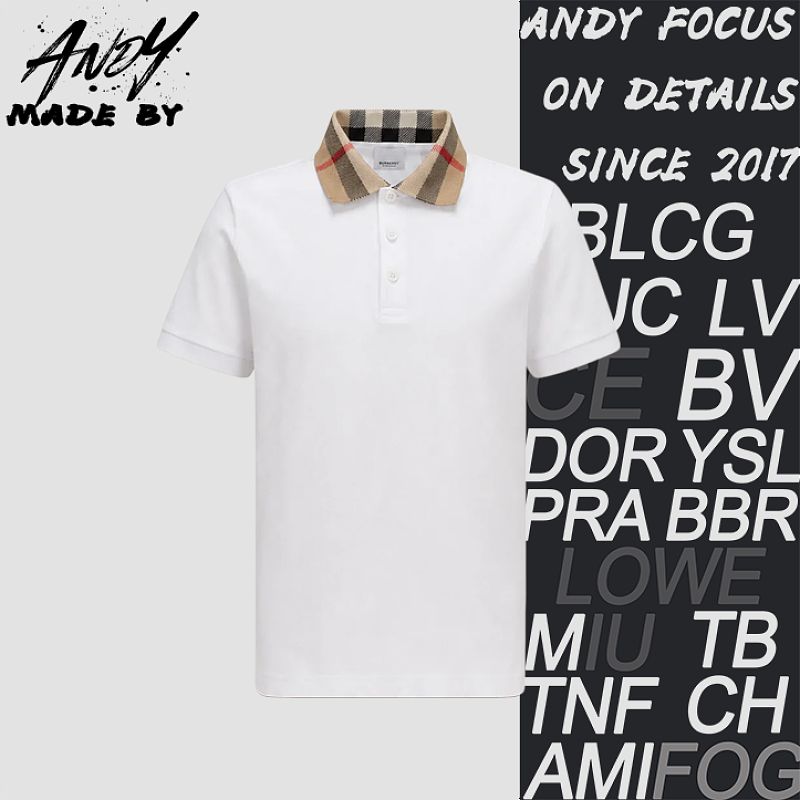 Classic Checkered Collar Polo