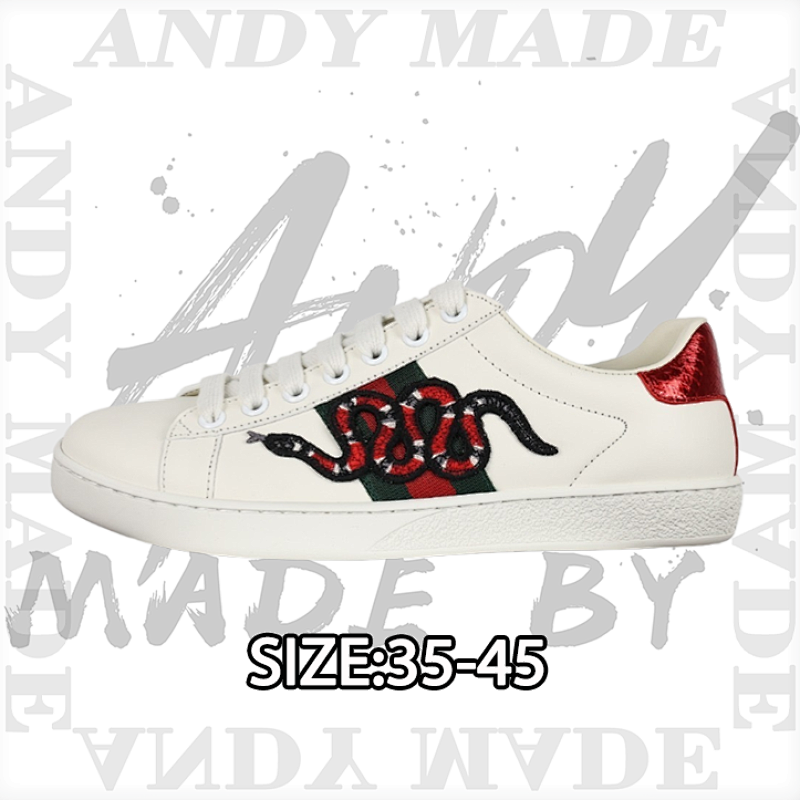 Gucci Ace Low Sneaker Series Low-top Retro Versatile