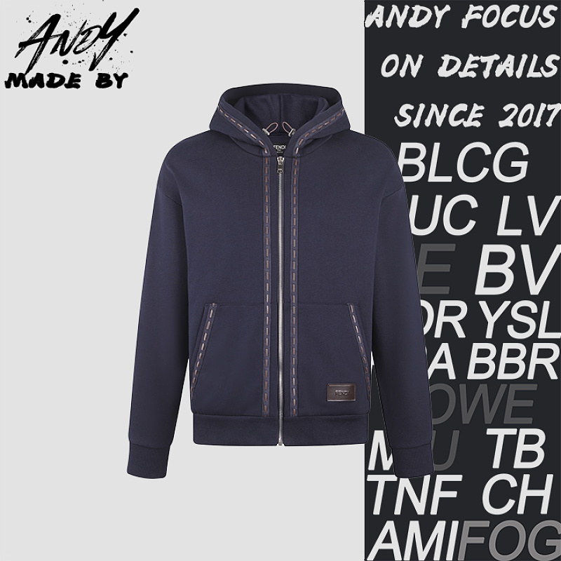 Cotton Patch Logo Sweatshirt Jacket