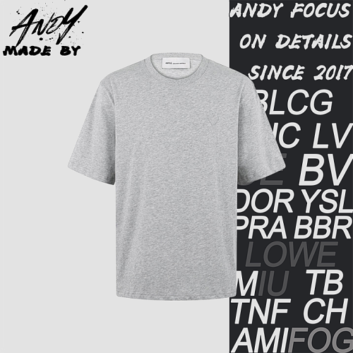 Tone-on-tone Embossed Adc Embroidered T-shirt