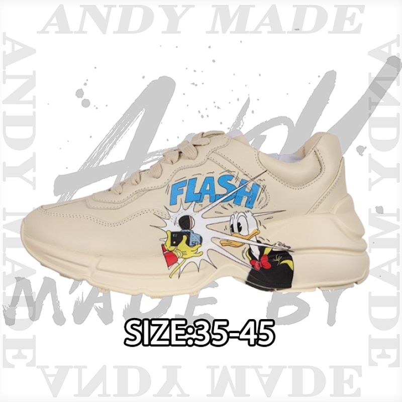 A2 Guangdong Channel 30 Colorways Top-of-the-line Gucci Rhyton Retro Dad Shoes