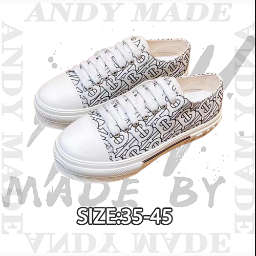 Burberry Retro Plaid Cotton Sneakers
