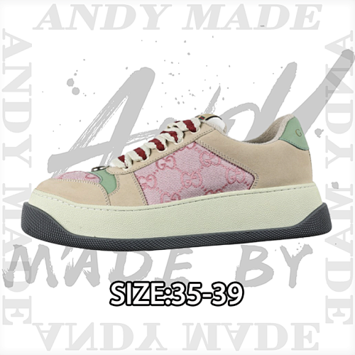 Gucci Screener Series Thick-soled Casual Fashion Dirty Shoes Sizes
