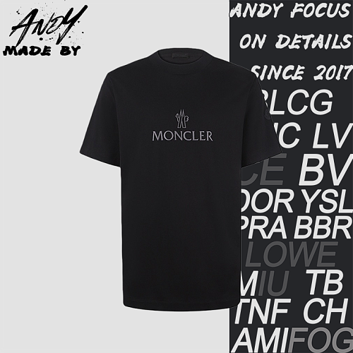 Moncler Plastisol Print Crew Neck Short-Sleeve T-Shirt