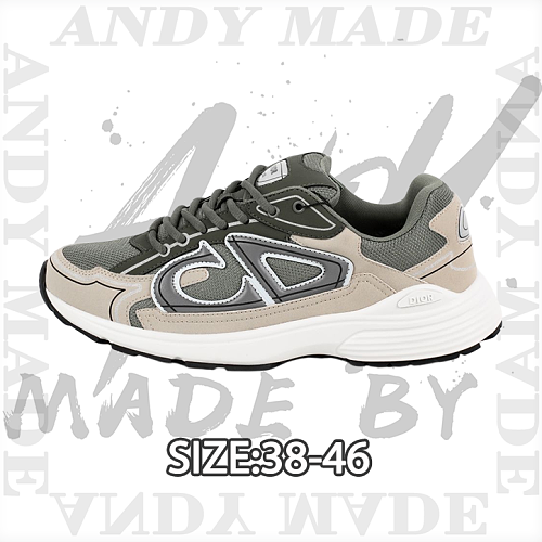 Dior Series Casual Sneakers Dad Shoes Blue-Grey