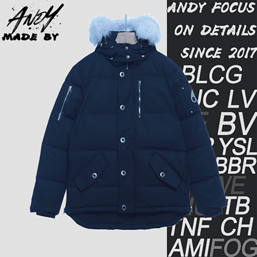 Off-White Silver Scissors 06 Men's Classic Down Jacket