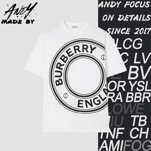 Big Circle Letter Print Short Sleeve