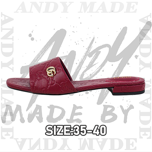 Double G Women's Slippers Red
