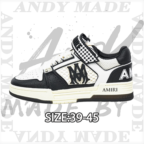 Amiri MA Skyline Series Retro Sneakers Black And White