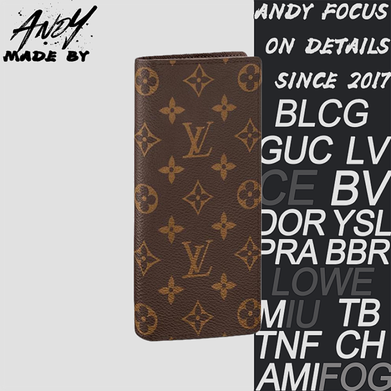 Louis Vuitton L V Black Monogram Long Wallet