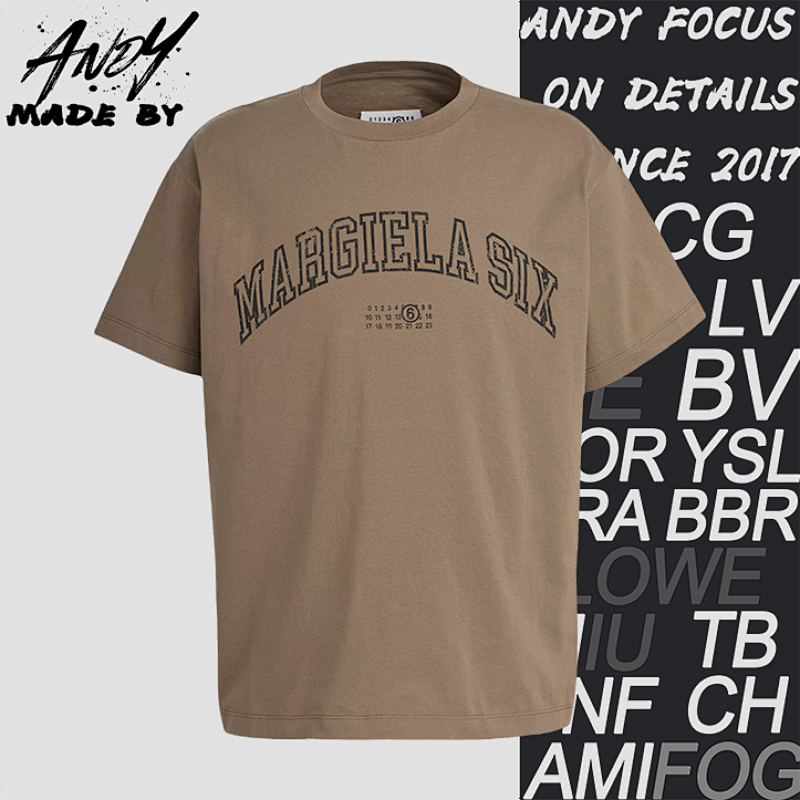 Maison Margiela Size 6 Short Sleeves Brown