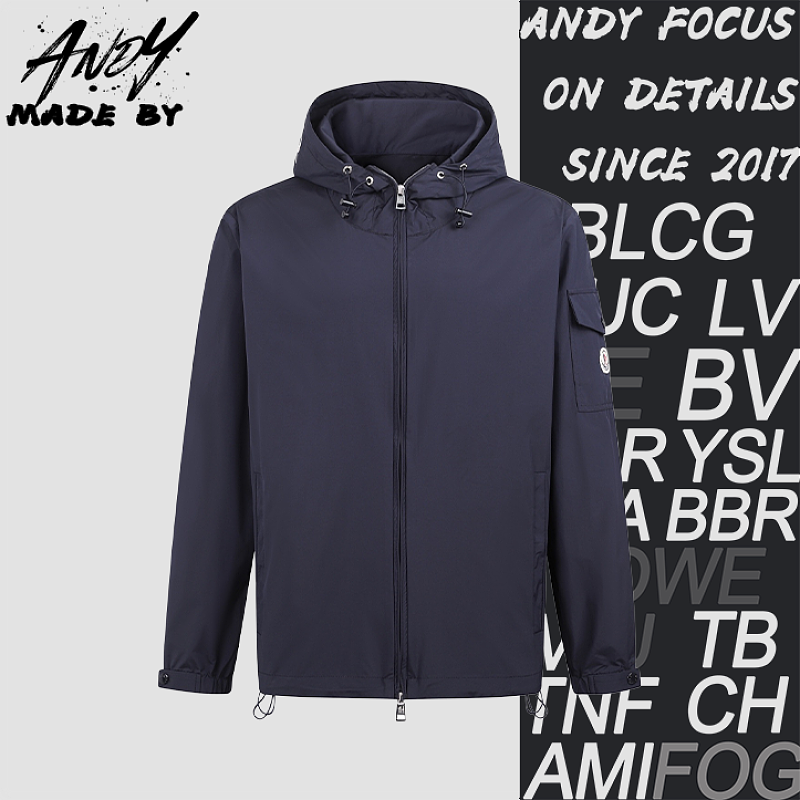 Moncler Logo Sassiere Hooded Jacket