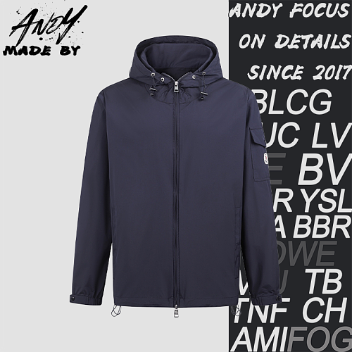 Moncler Logo Sassiere Hooded Jacket