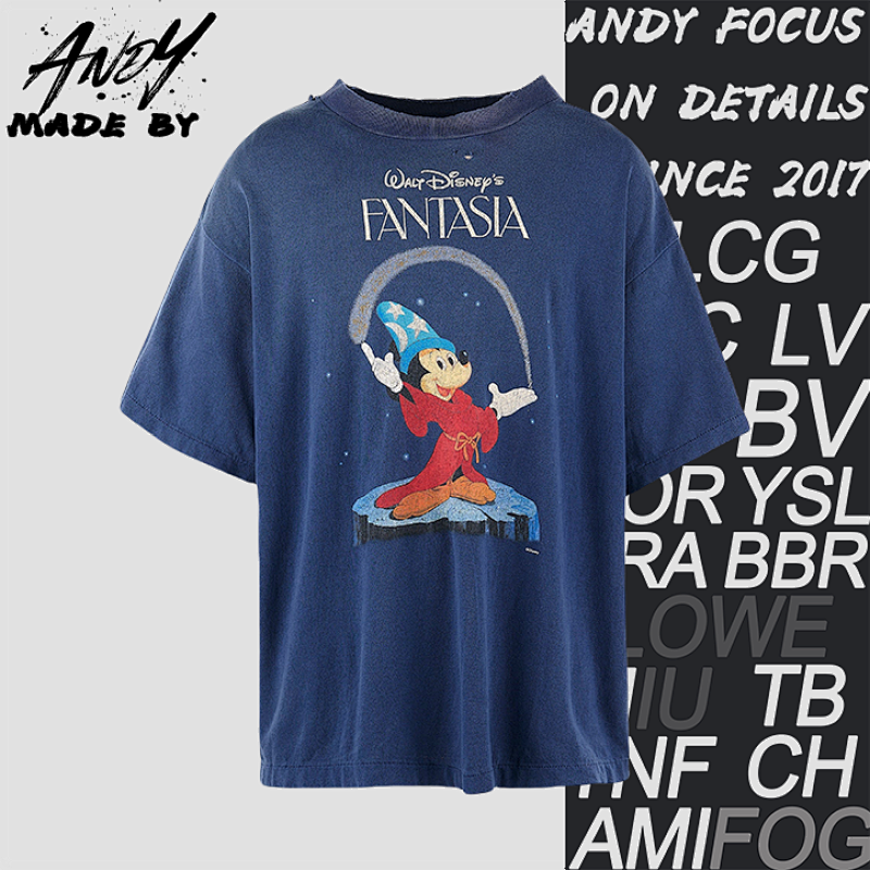 S M Fantasy Mickey Print Short Sleeve