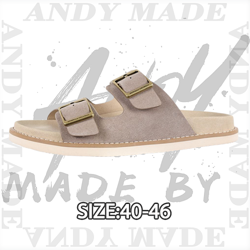 Off-White Suede Two-way Slippers Sand ColorItem ID