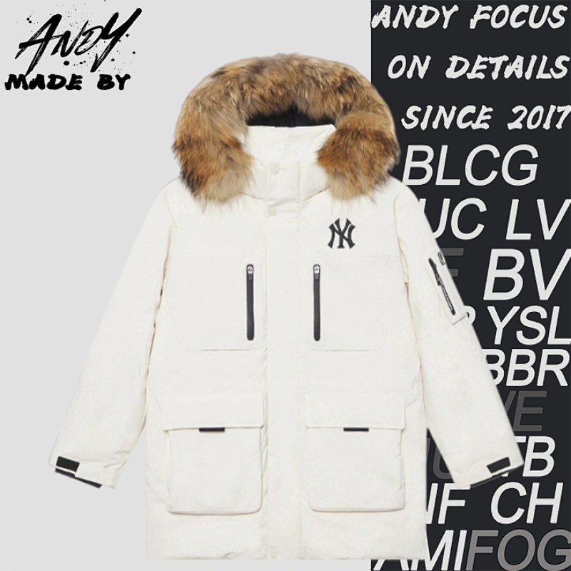 Yankees II Large Pocket Workwear Large Fur Collar Down Jacket