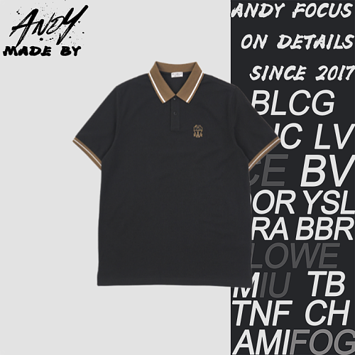 Off-White BC Collar Color Block Polo Shirt