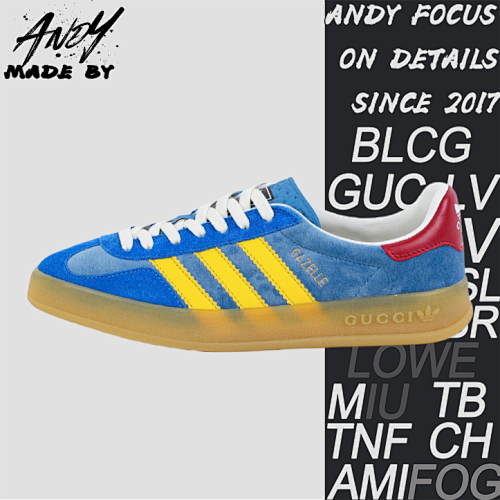 Gucci G Ucci X Adidas Color Blocked Training Series Board Shoes