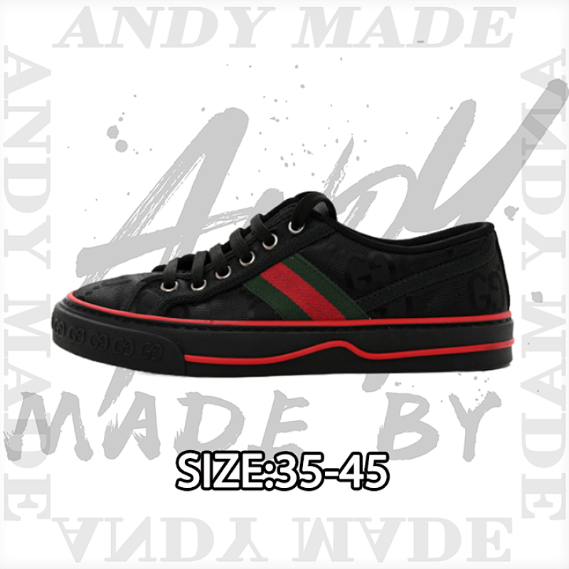 Tennis Print Sneaker Gucci Canvas Shoes Series Full Gif