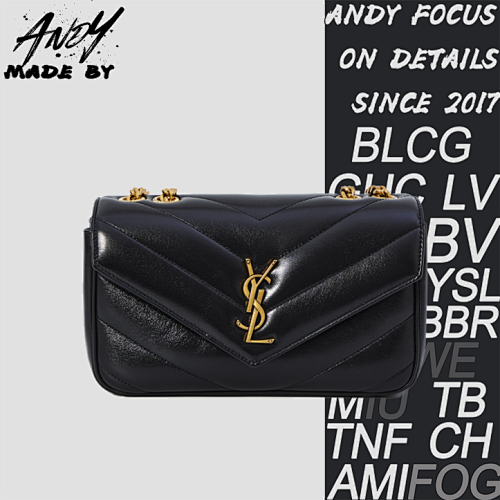 Saint Laurent YSL Loulou Small Lambskin Shoulder Bag