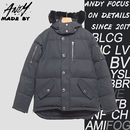 Off-White Silver Scissors 06 Men's Classic Down Jacket