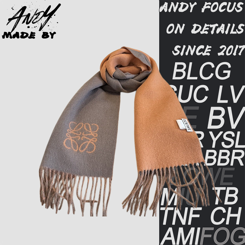 Loewe Double-sided Two-color Scarf