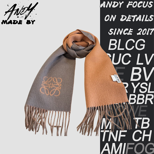 Loewe Double-sided Two-color Scarf