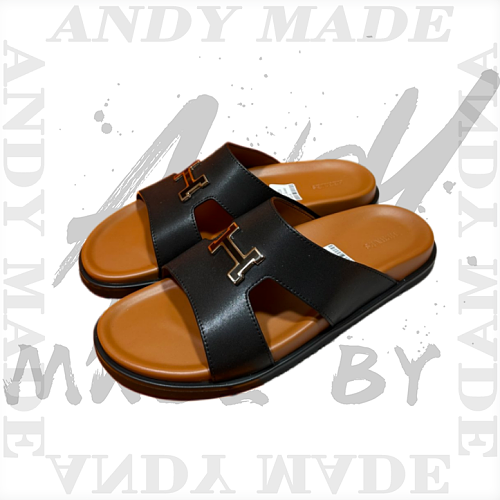 Hermès Oran Cowhide H-shaped SlippersItem ID