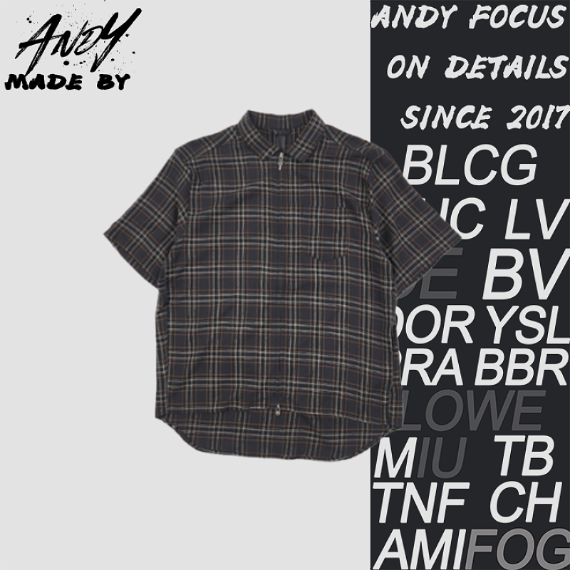Chrome Hearts CH Plaid Short-sleeved Shirt