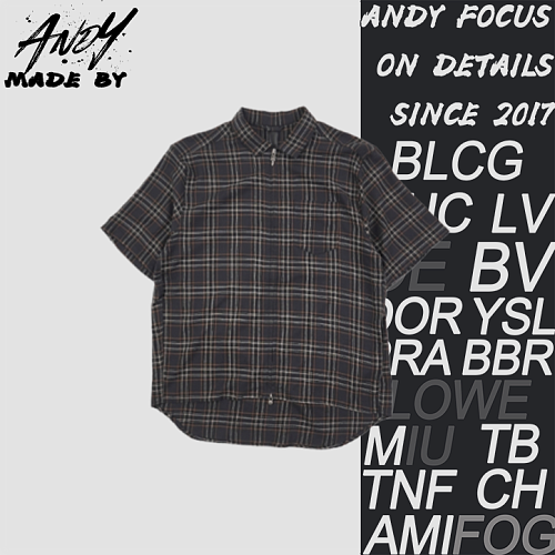 Chrome Hearts CH Plaid Short-sleeved Shirt