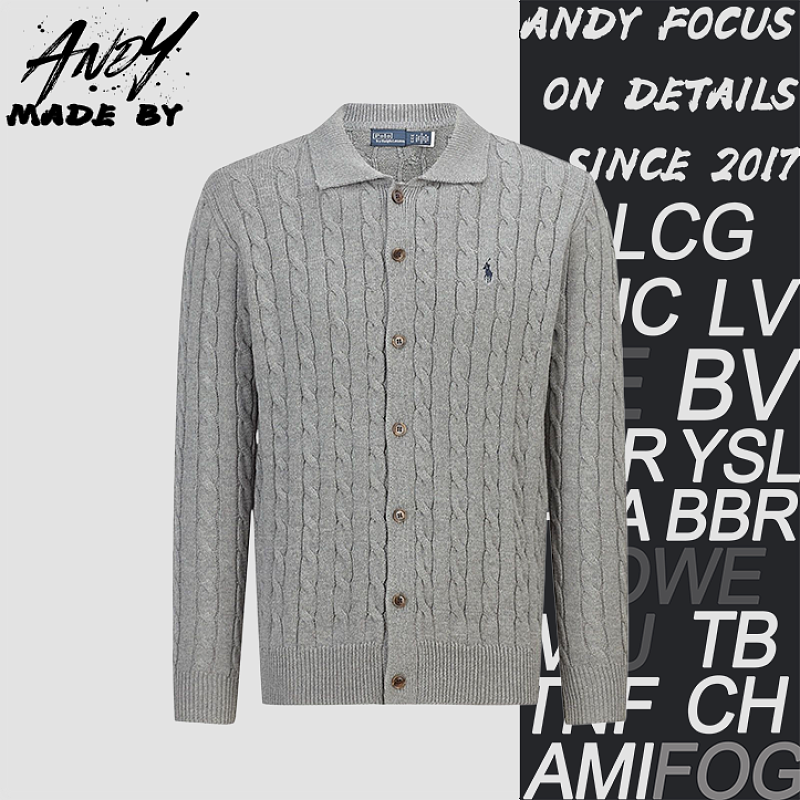 Ralph Lauren Polo Embroidery Knitted Cardigan