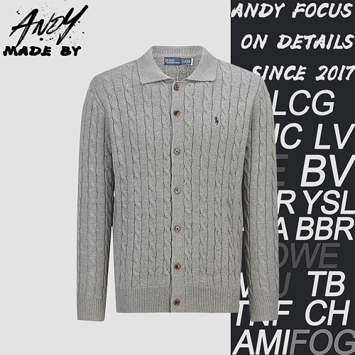 Ralph Lauren Polo Embroidery Knitted Cardigan