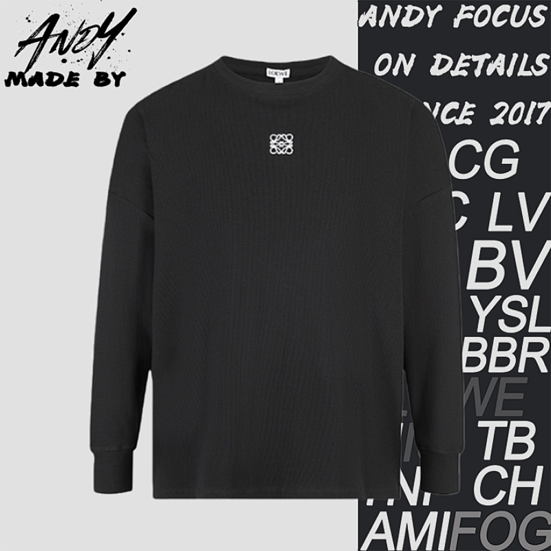 Loewe L High-Elastic Ribbed Embroidered Base Layer Top