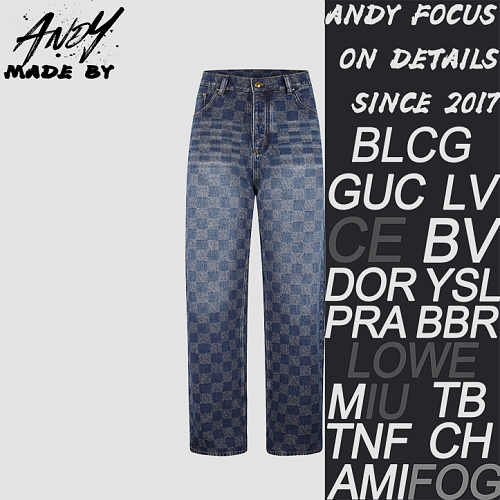 Damier Skateboard Jeans