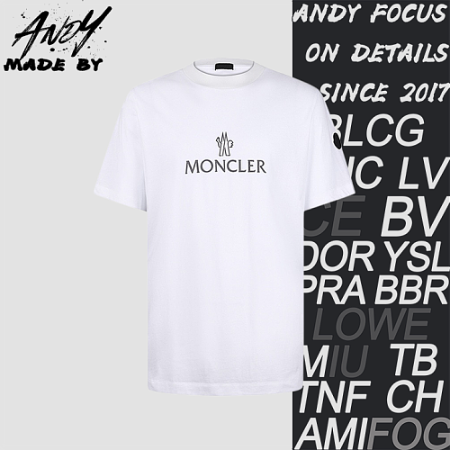 Moncler Plastisol Print Crew Neck Short-Sleeve T-Shirt