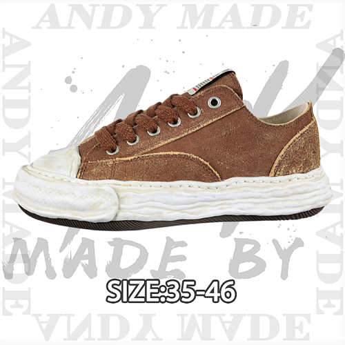 Shell-Toe Fully Vulcanized Shoes Brown