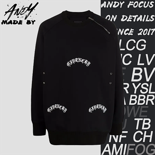 Zippered Metal Fleece Sweatshirt